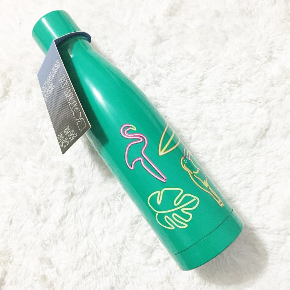 NEW | Beach Tropical Stainless Steel Water Bottle